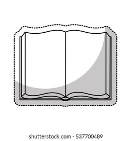 text book library isolated icon vector illustration design