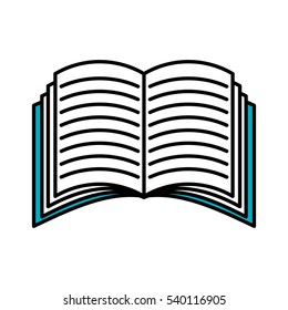 text book library isolated icon vector illustration design