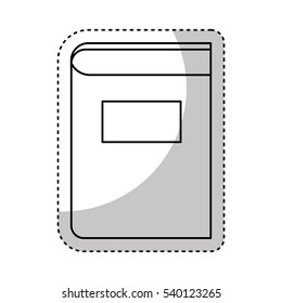 text book library isolated icon vector illustration design