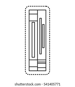 text book library isolated icon vector illustration design