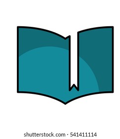 text book library isolated icon vector illustration design