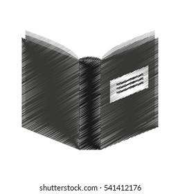 text book library isolated icon vector illustration design