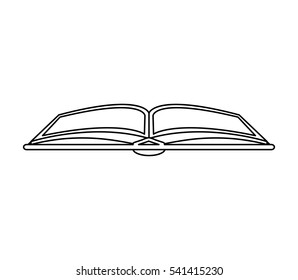 text book library isolated icon vector illustration design