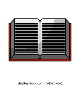 text book library isolated icon vector illustration design