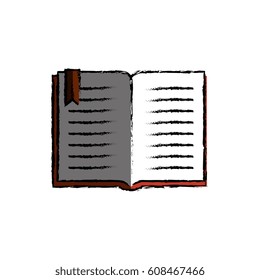 text book library isolated icon