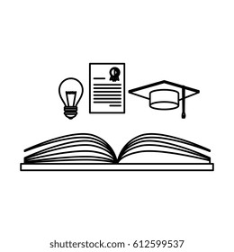 text book library isolated icon