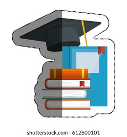 text book library isolated icon