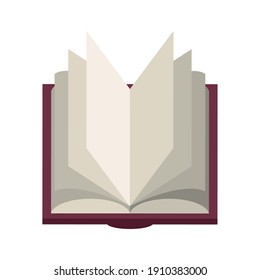 diseño de ilustraciones vectoriales de suministro de educación abierta de libro de texto