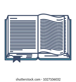 text book open isolated icon