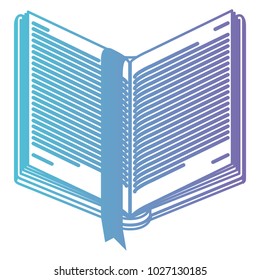 text book open isolated icon