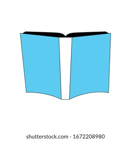 text book open isolated icon vector illustration design