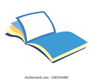 text book open literacy icon