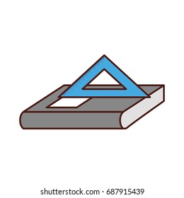 text book with rule