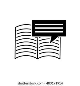 text book school isolated icon vector illustration design