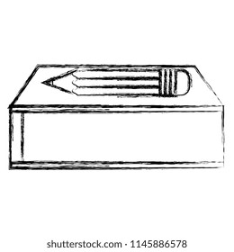 text book school with pencil