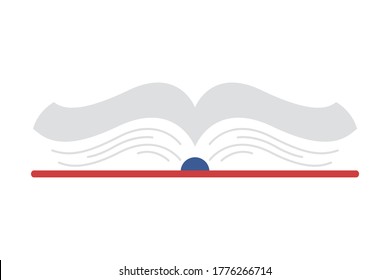 Textbuch-Liefersymbol Vektorgrafik-Design