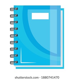 text book school supply isolated style vector illustration design