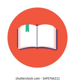diseño de la línea de aprovisionamiento de la escuela de libros de texto y de la ilustración vectorial de estilo de relleno