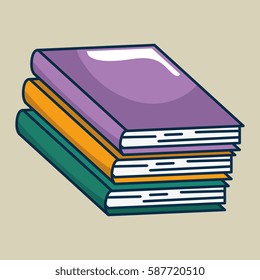 text books handmade drawing