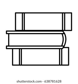 text books isolated icon