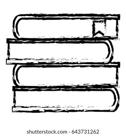 text books isolated icon