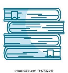 text books isolated icon