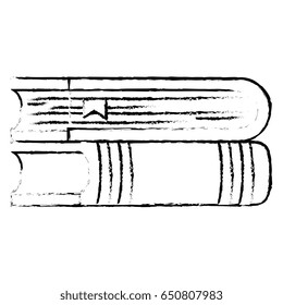 text books isolated icon
