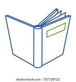 text books isolated icon