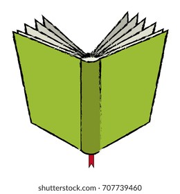 text books isolated icon