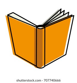 text books isolated icon