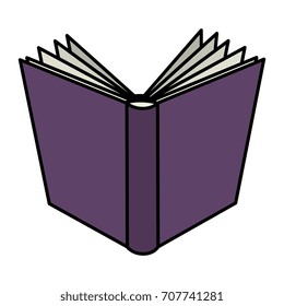 text books isolated icon