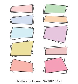 Cuadro de texto, elemento de icono de área de texto - interfaz de usuario, Web, Ilustración vectorial de color plano de burbuja de chat para maquetas