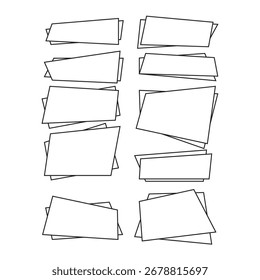 Cuadro de texto, elemento de icono de área de texto - interfaz de usuario, Web, Ilustración vectorial de color plano de burbuja de chat para maquetas