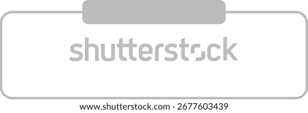 Text Box, Text Area icon element - UI, Web, Chat Bubble flat color vector illustration for Mock-ups
