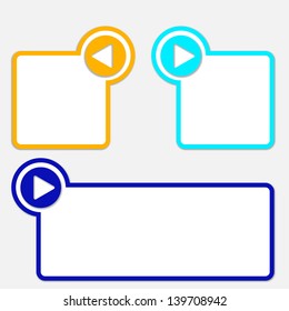 text box with arrow