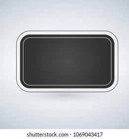 text box or button vector design, isolated on modern background.