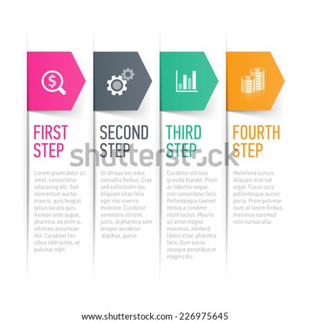 Text box, design element. Vector.
