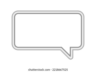 Text box. Empty comic. Conversation chat. Vector.