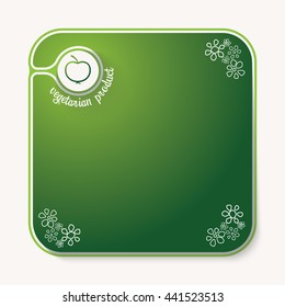 Text box for fill your text with apple