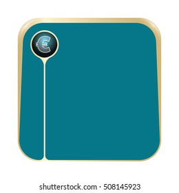 A text box for fill your text and euro symbol