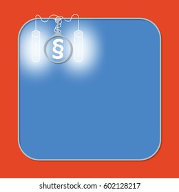 Text box for fill your text and paragraph mark