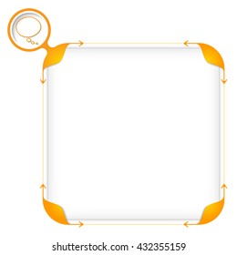 Text box to fill your text and speech bubble