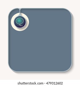 Text box for fill your text and speech bubble