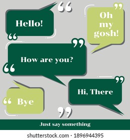 Text box flat label for banner