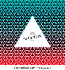 Text box frame with abstract background vector eps 10