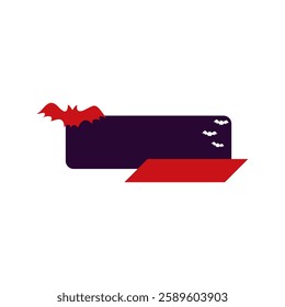 text box halloween pumpkin vector