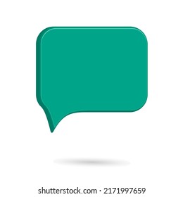 text box mockup icon illustration, speech bubble, call out speech