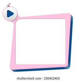 text box and play symbol