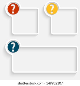 text box with question mark
