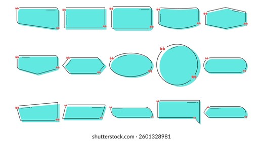 Text Box Quote Illustration Collection